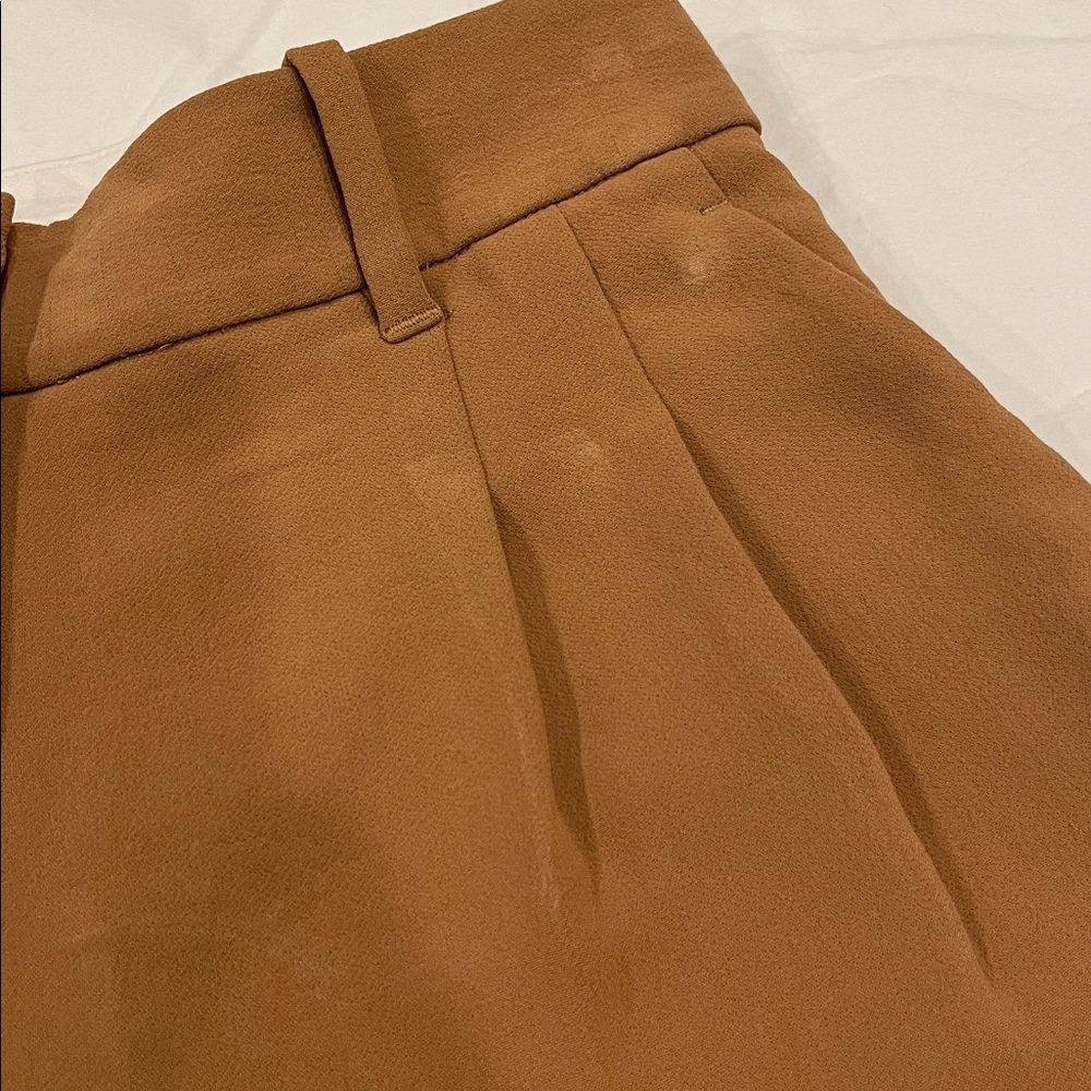 Aritzia Wilfred Carrot Pant Camel Brown Pants size 4 - Picture 7 of 13